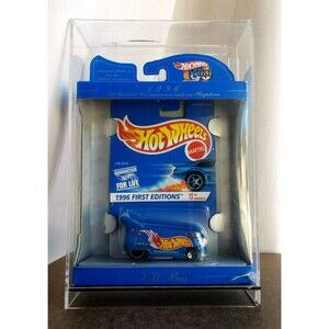 VTG. 1998 Hot Wheels 1996 VW BUS VOLKSWAGEN Blue 30Th ANNIVERSARY 5SP&10DOT 1:64